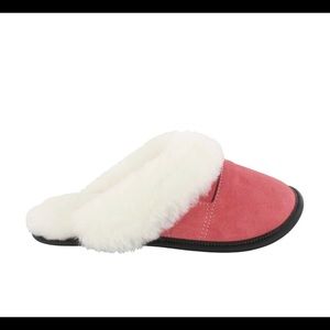 TWO-TONE MULE HEAD SLIPPERS - PINK